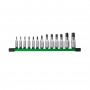 Zestaw nasadek trzpieniowych Torx 1 4" i 3 8" 13szt
