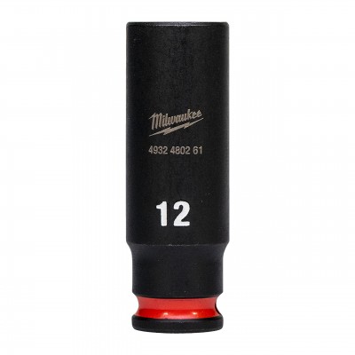 Nasadka udarowa długa SHW 1/4" 12 mm, Hex