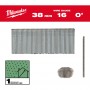 Sztyfty 16G 38 mm 0° 2,5 tys.szt. - M18 FN16GS