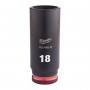 Nasadka udarowa długa SHW 3/8" 18 mm Hex