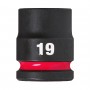 Nasadka udarowa HEX 1/2" krótka 19 mm