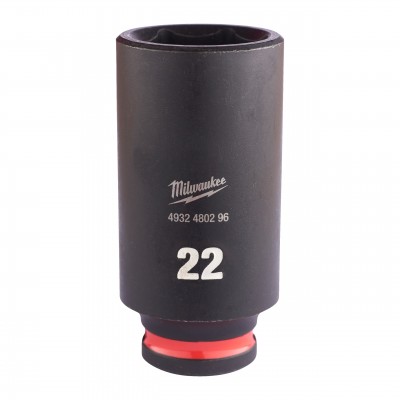 Nasadka udarowa długa SHW 3/8" 22mm Hex