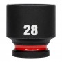 Nasadka udarowa HEX 1/2" krótka 28 mm