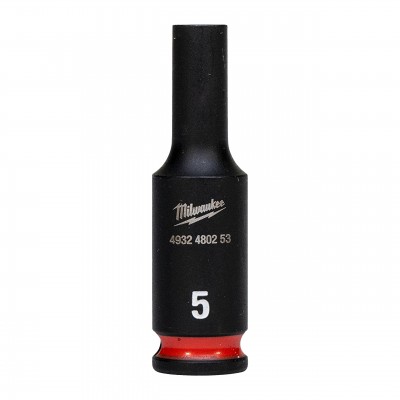 Nasadka udarowa długa SHW 1/4" 5 mm, Hex