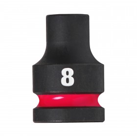 Nasadka udarowa HEX 1/2" krótka 8 mm