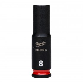 Nasadka udarowa długa SHW 1/4" 8 mm, Hex