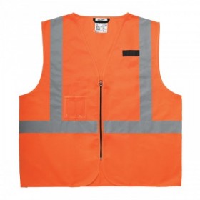 Kamizelka o intensywnej widzialności BASIC pomarańczowa - 4XL 5XL