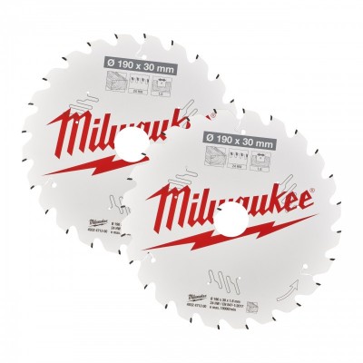 Zestaw tarcz 190 * 30 mm Twin pack (2 * 24 zęby) 2 szt.