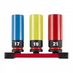 Zestaw udarowych nasadek do felg aluminiowych