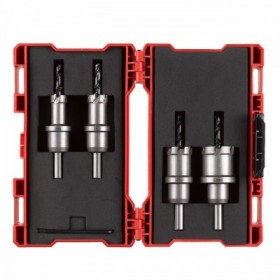 Zestaw otwornic TCT z uchwytem sześciokątnym (? 16, 20, 25, 32 mm)
