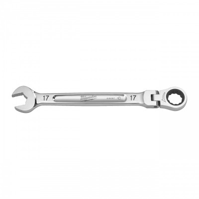 Klucz płasko-oczkowy MAXBITE™ z ruchomą główką grzechotki 17 mm - 1 szt.