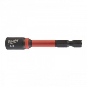 Udarowa magnetyczna nasadka sześciokątna 1/4", 65 mm