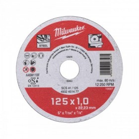 Tarcza do cięcia metalu Contractor 125X1 mm