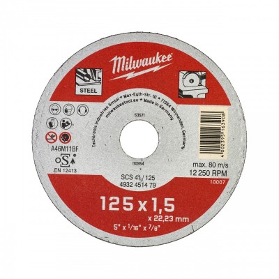 Tarcza do cięcia metalu Contractor 125X1,5 mm
