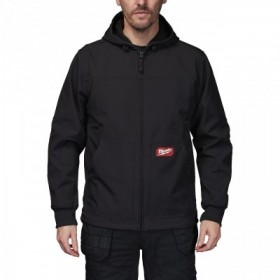 SJ BL XL - Freefle*™ kurtka softshell z kapturem czarna rozmiar XL