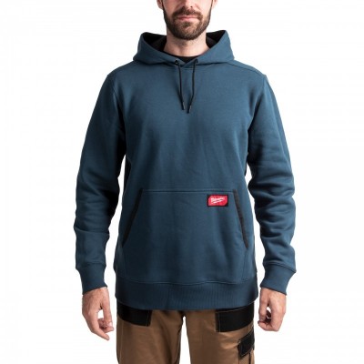 WH MW BLU S Bluza z kapturem - niebieska