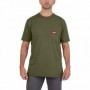 WTSSGRN-L T-shirt z kieszonką z krótkim rękawem - zielony