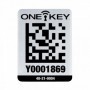 Etykieta z kodem QR do powierzchni metalowych AIDTLM, duża (25 szt.)