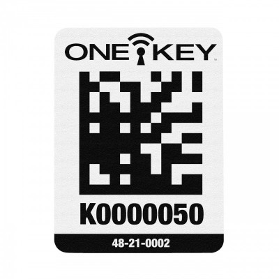 Etykieta z kodem QR do powierzchni plastikowych AIDTLP, duża (100 szt.)