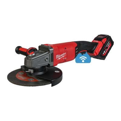 M18ONEFLAG230XPDB-122C M18 FUEL™ ONE-KEY™ SZLIFIERKA KĄTOWA 230 MM Z HAMULCEM I PRZEŁĄCZNIKIEM ŁOPATKOWYM