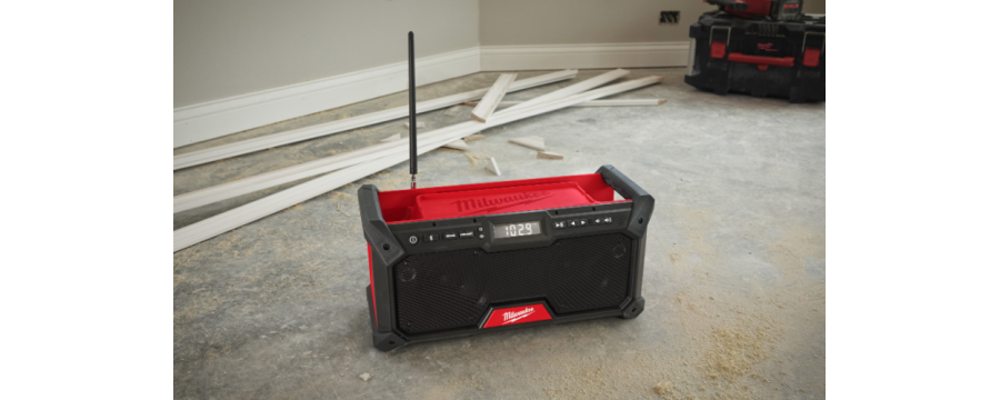 Radia i Głośniki Milwaukee – Audio na Budowę i do Warsztatu | Energobox